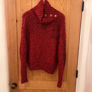 RAG and BONE Red Wool blend Turtle Neck Sweater in Size M